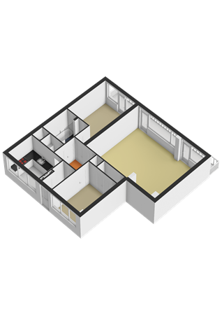 Floorplan - Flevolaan 187, 1181 GD Amstelveen